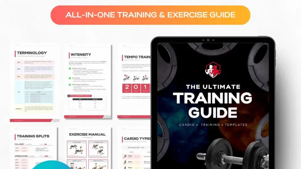Plantilla de guía de entrenamiento físico, ebook de fitness editable para entrenadores personales con logotipo personalizado